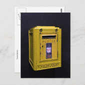 Französischer Postkasten Postkarte (Vorne/Hinten)