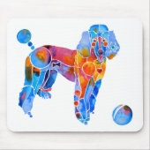 Französischer Pudel Mousepad (Vorne)