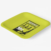 Französischer Raclette Pappteller (Gewinkelt)