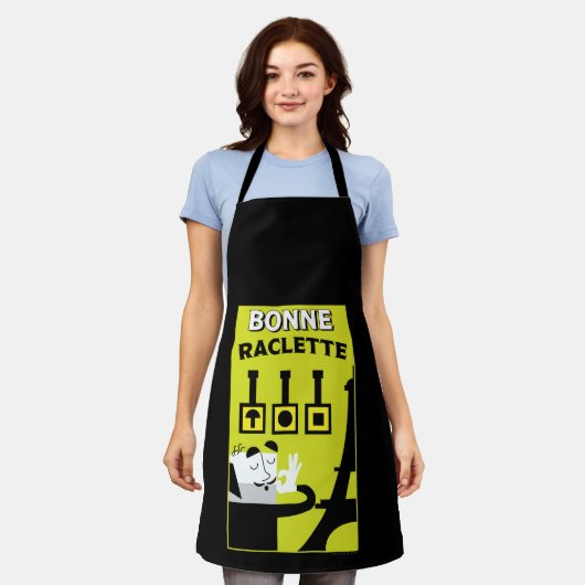 Französischer Raclette Schürze (Getragen)