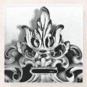 Französischer Rahmen Glasuntersetzer (Vorderseite)