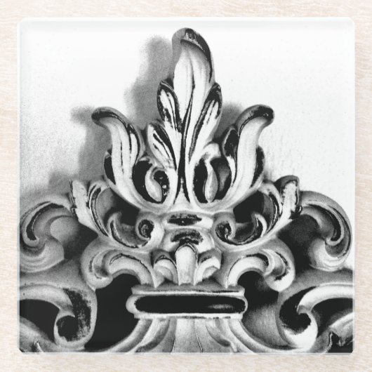 Französischer Rahmen Glasuntersetzer (Vorderseite)