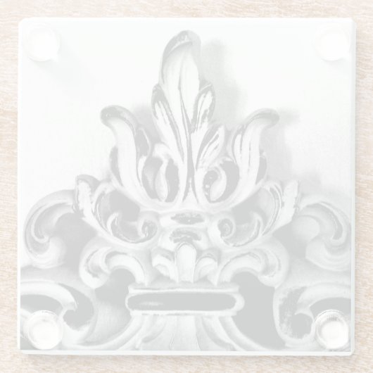 Französischer Rahmen Glasuntersetzer (Rückseite)