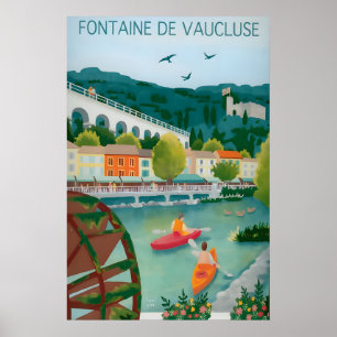 Französischer Reise-Kunstposter Druck 1 Poster