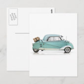 Französischer Reisender Postkarte (Vorne/Hinten)