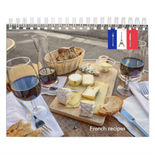 Französischer Rezeptkalender Kalender