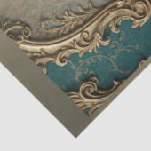 Französischer Rokoko Parisian Champagne Glass Deco Seidenpapier (Ausschnitt)