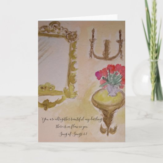 Französischer Salon Karte (Vorderseite)