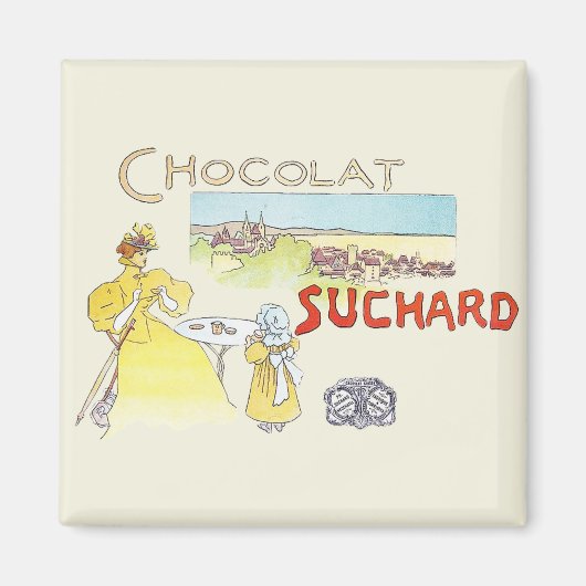 Französischer Schokolade Viktorianisch Candy Sugar Magnet (Vorne)