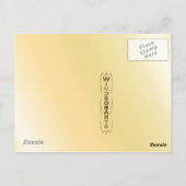 Französischer Schrein mit St Christopher Postkarte (Rückseite)