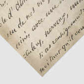 Französischer Script-Letter des 18. Jahrhunderts ü Seidenpapier (Detail)