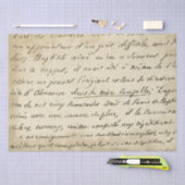 Französischer Script-Letter des 18. Jahrhunderts ü Seidenpapier (Handwerk)