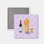 Französischer Snack Magnet (Vorderseite/Rückseite)