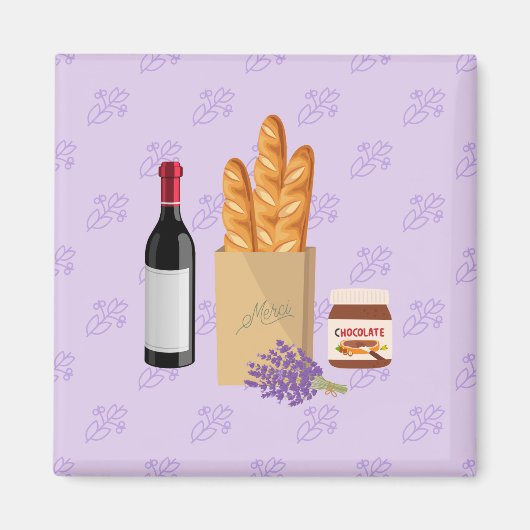 Französischer Snack Magnet (Vorne)