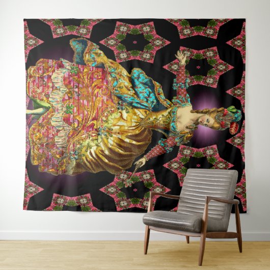 Französischer Starry Flight Wandteppich (Beispiel (Horizontal))