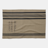 Französischer Stil Streifen Burap Personalisiert K Küchentuch (Horizontal)