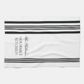 Französischer Stil Streifen Personalisierte Küchen Handtuch (Horizontal)