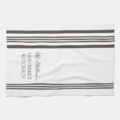 Französischer Stil Streifen Personalisierte Küchen Handtuch (Horizontal)