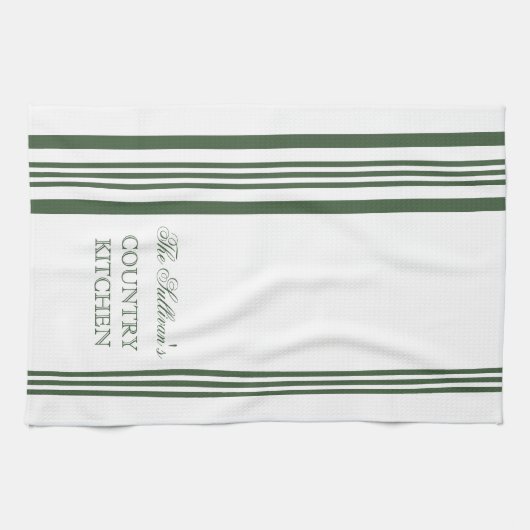 Französischer Stil Streifen Personalisierte Küchen Küchentuch (Horizontal)