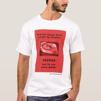Französischer Toast-Alarm Bostons T-Shirt