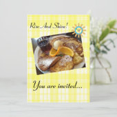 Französischer Toast - Einladung zum Frühstück nach (Stehend Vorderseite)