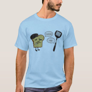 Französischer Toast gegen Spachtel T-Shirt