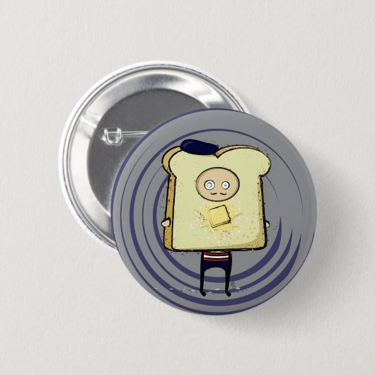 Französischer Toast-Knopf Button (Vorne & Hinten)