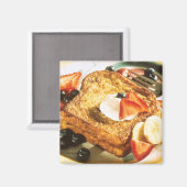 Französischer Toast Magnet (Vorderseite/Rückseite)