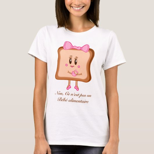 Französischer Toast-Nahrungsmittelbaby T-Shirt (Vorderseite)