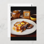 Französischer Toast! Postkarte (Vorne/Hinten)