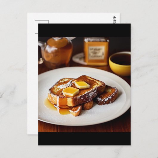 Französischer Toast! Postkarte (Vorne/Hinten)