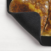 Französischer Toast Schwarz Mousepad (Ecke)
