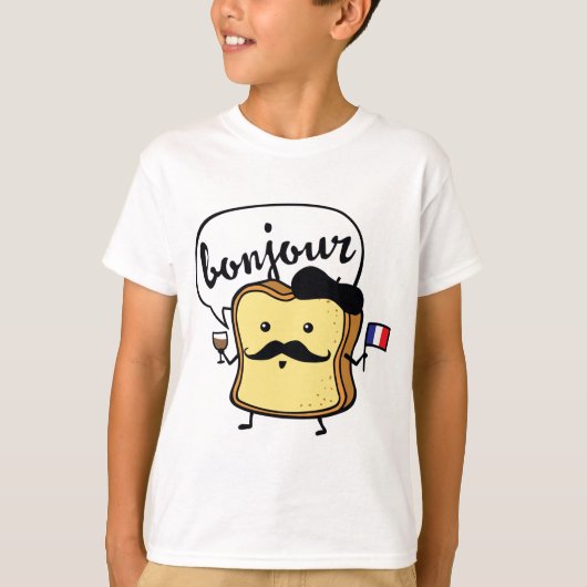 Französischer Toast T-Shirt (Vorderseite)