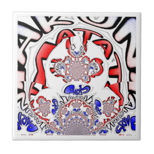 Französischer Twist Hakuna Matata: Einzigartige ku Fliese