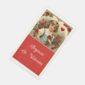 Französischer Valentinstag Serviette (Ecke)