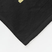 Französischer Vater Design Männer Vater Französisc Fleecedecke (Ecke)