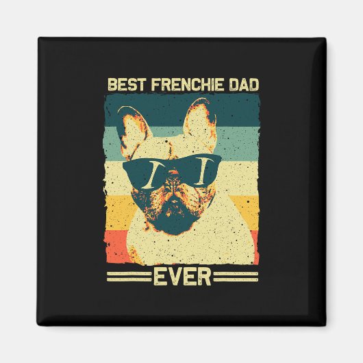 Französischer Vater Design Männer Vater Französisc Magnet (Vorne)