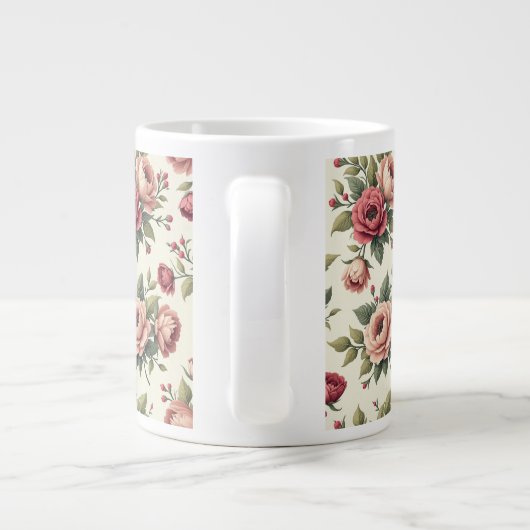Französischer Vintag Chic Jumbo-Tasse (Rückseite)