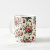 Französischer Vintag Chic Kaffeetasse (Vorderseite Links)