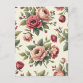 Französischer Vintag Chic Postkarte (Vorderseite)