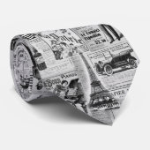 Französischer Vintager Eiffel Krawatte (Gerollt)