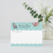 Französischer Vorsitz mit Komplimente Postkarte (Stehend Vorderseite)