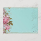 Französischer Vorsitz mit Komplimente Postkarte (Rückseite)