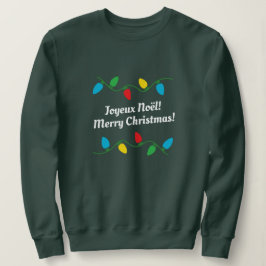 Französischer Weihnachtssüß /Joyeux Noël! Sweatshirt