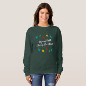 Französischer Weihnachtssüß /Joyeux Noël! Sweatshirt (Vorne ganz)