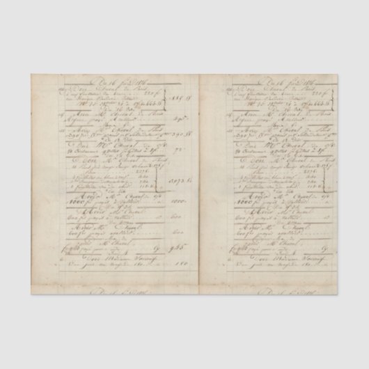 Französischer Wein Nr.01 Seidenpapier (Vorderseite)