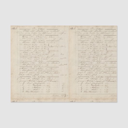 Französischer Wein Nr.02 Seidenpapier (Vorderseite)