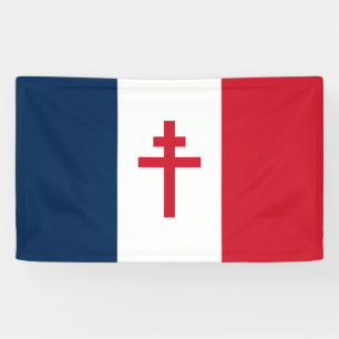 Französischer Widerstand Flagge Frankreich Symbol  Banner