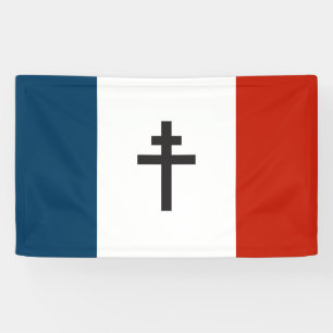 Französischer Widerstand Flagge Frankreich Symbol  Banner