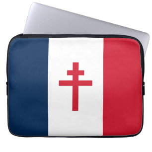 Französischer Widerstand Flagge Frankreich Symbol Laptopschutzhülle